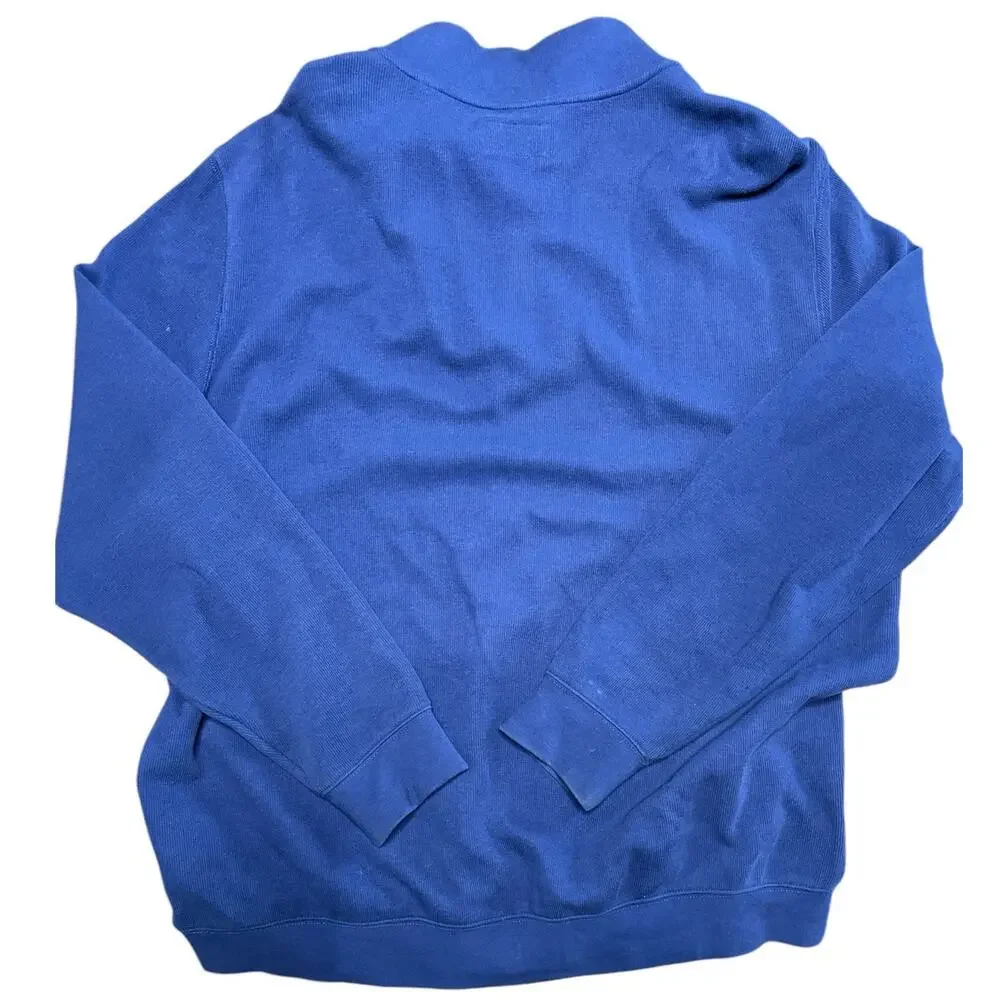 Southern Tide 100% Cotton Quarter Zip Long Sleeve Pullover XL
